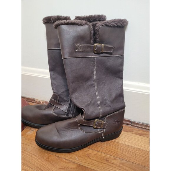 totes Shoes - Womens Totes Boots Tall Faux Fur Lined 12M Snow rain comfy cozy waterproof